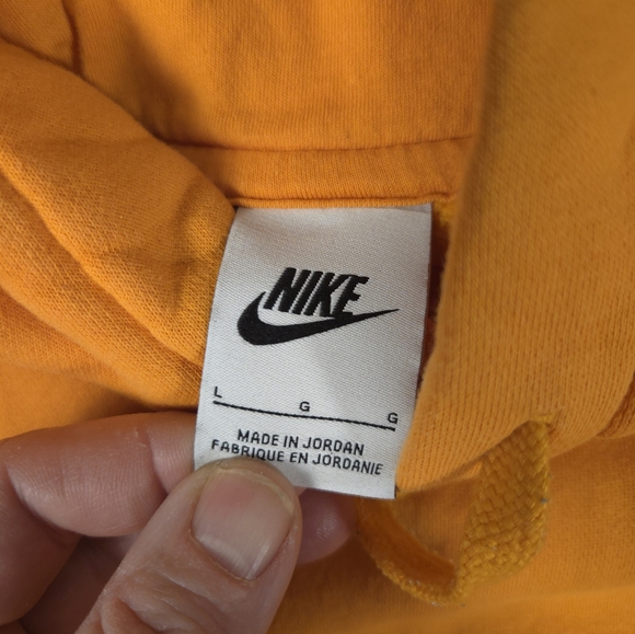 Nike Casual Pullover Hoodie Sweatshirt - Women's Size Large - Orange - Picture 8 of 12